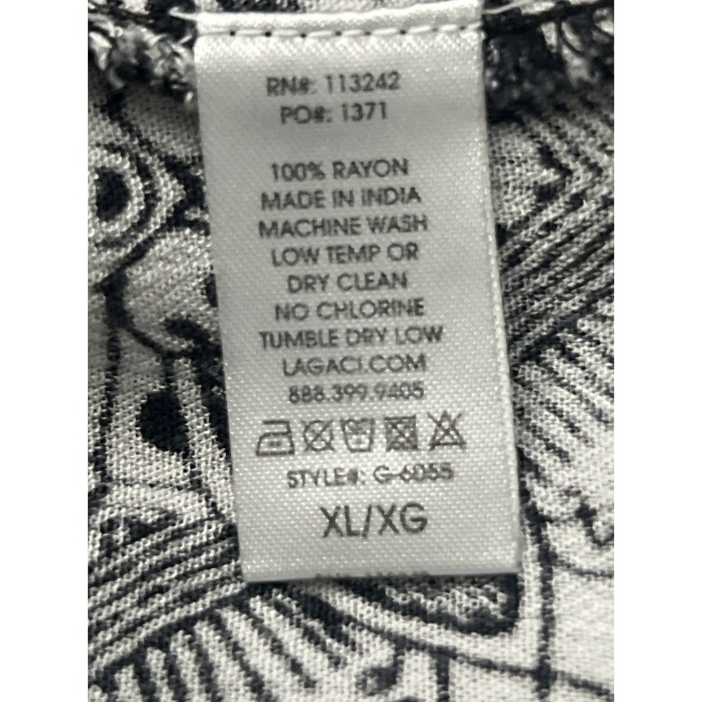 Lagaci Chasing Paradise Women's Crotchet Panel, Spaghetti Strap Dress‎ Size XL - Picture 9 of 10